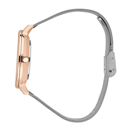 B&G Soleil – Orologio Donna Silver con Dettagli Rose Gold (R3853310501)