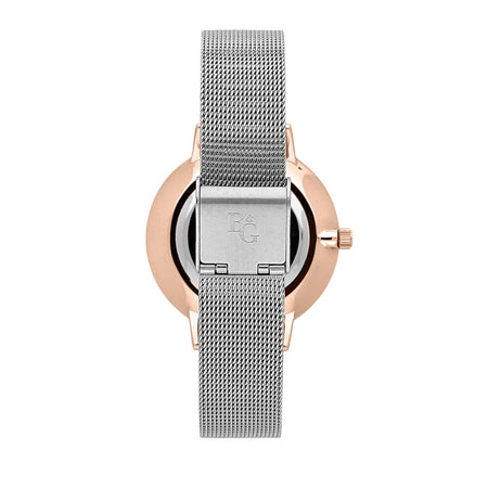 B&G Soleil – Orologio Donna Silver con Dettagli Rose Gold (R3853310501)