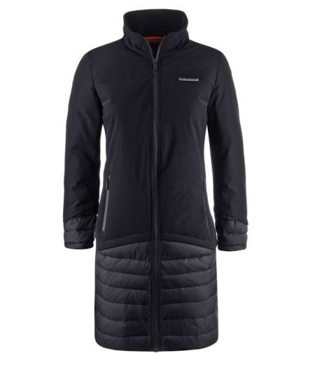 Robe di Kappa Giubbotto Lungo Tech Woman Donna Nero