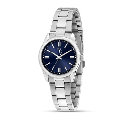 B&G Timeless – Orologio Donna Silver con Quadrante Blu (R3853316505)