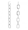 PDPAOLA ENDLESS SIGNATURE CHAIN ORECCHINI