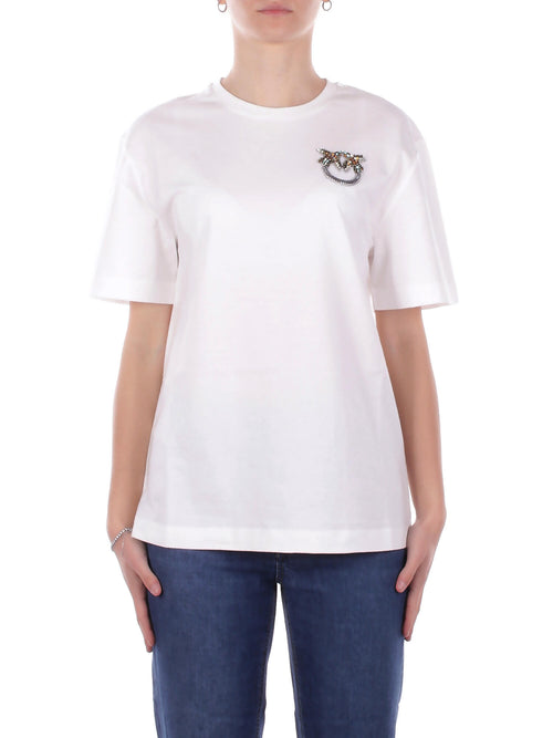 Pinko T-shirt e Polo Bianco da donna