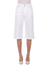 Dondup Pantaloncini Bianco da donna