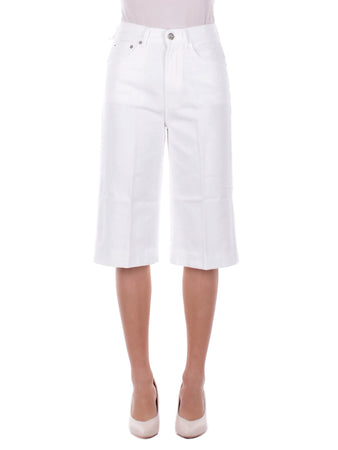 Dondup Pantaloncini Bianco da donna
