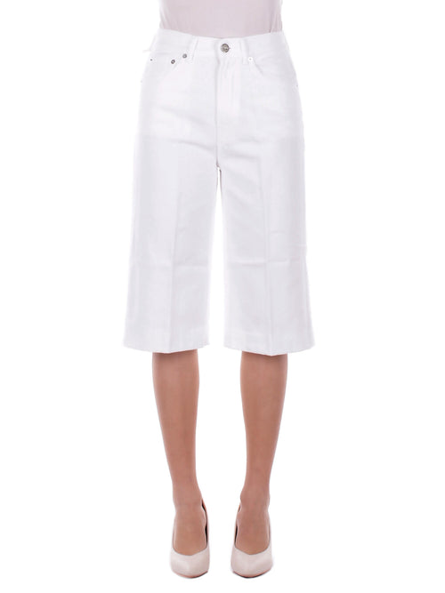 Dondup Pantaloncini Bianco da donna