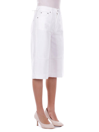 Dondup Pantaloncini Bianco da donna