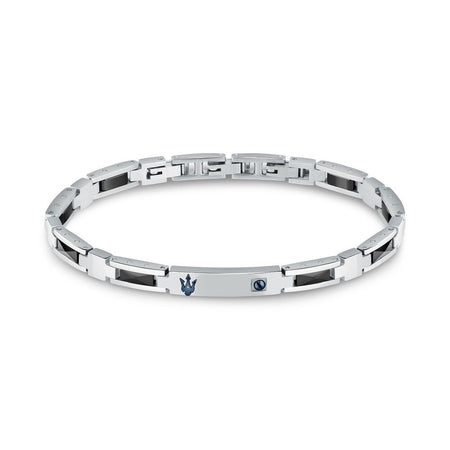 Bracciale MASERATI uomo Ceramic acciaio / nero / blu