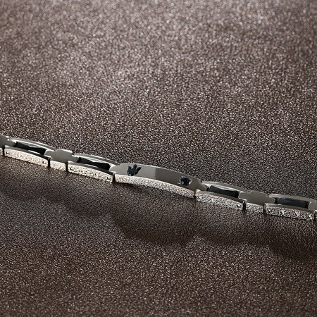 Bracciale MASERATI uomo Ceramic acciaio / nero / blu