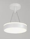 Lampadario A Sospensione Led 24 W Cerchio Tondo Moderno Bianco Doppia Luce 50506