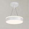 Lampadario A Sospensione Led 24 W Cerchio Tondo Moderno Bianco Doppia Luce 50506