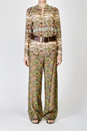 813 ANNALISA GIUNTINI Camicie Militare/testa di moro/beige da donna