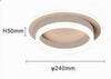 Plafoniera Led 27w Tonda Cerchio Bianco Moderno Lampadario Soffitto Luce Fredda 50490