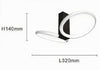 Plafoniera Led 22w 2 Cerchi Bianco Moderno Lampadario Soffitto Doppio Anello 50537