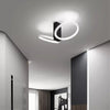 Plafoniera Led 22w 2 Cerchi Bianco Moderno Lampadario Soffitto Doppio Anello 50537