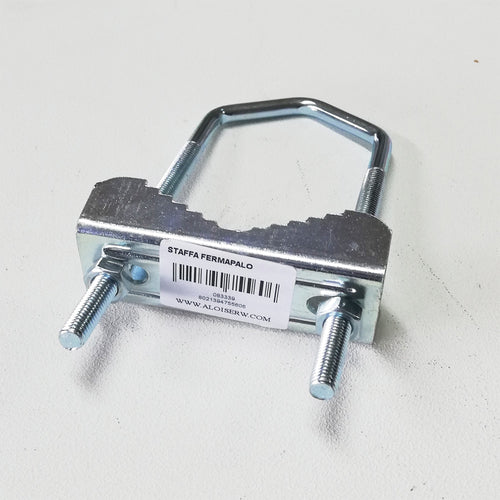 Staffa fermapalo in acciaio zincato