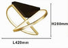 Plafoniera Led 44 Watt Oro Lampadario Soffitto Design Moderno Luce Fredda 50438