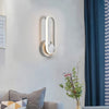 Applique Da Parete Led 13w Ovale Verticale Orientabile Bianco Luce Naturale 50322