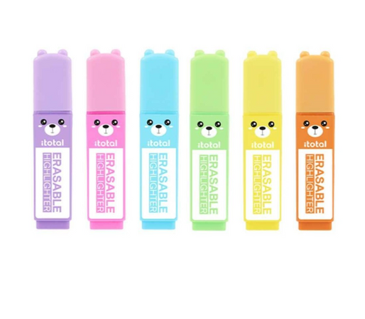 iTOTAL- Evidenziatore Cancellabile Orso Macaron