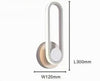 Applique Da Parete Led 13w Ovale Verticale Orientabile Bianco Luce Naturale 50322