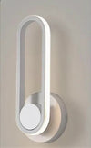 Applique Da Parete Led 13w Ovale Verticale Orientabile Bianco Luce Naturale 50322