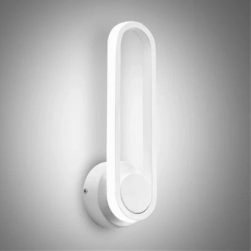 Applique Da Parete Led 13 W Ovale Verticale Orientabile Bianco Luce Fredda 50339