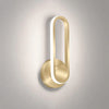 Applique Da Parete Led 13 W Ovale Verticale Orientabile Oro Luce Naturale 50346