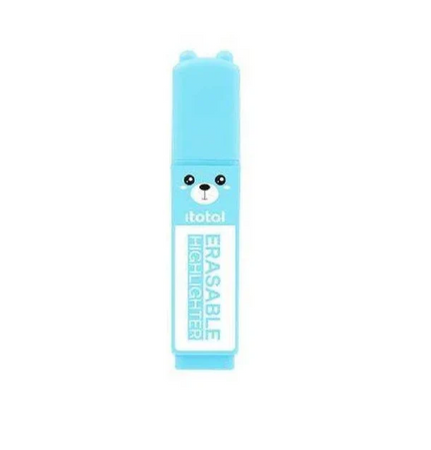 iTOTAL- Evidenziatore Cancellabile Orso Macaron