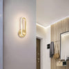 Applique Da Parete Led 13 W Ovale Verticale Orientabile Oro Luce Naturale 50346
