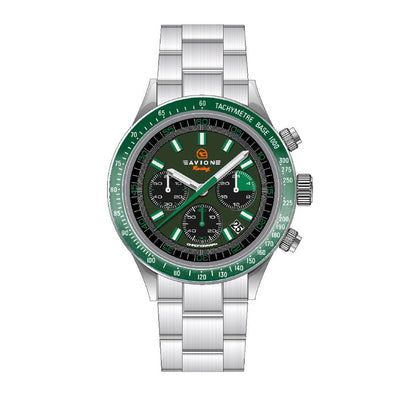 Avion - Orologio Uomo Racing cronografo verde (AV1017CC)