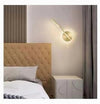Applique Da Parete Led 13 W Lineare Orientabile Oro Lampada Luce Naturale 50384
