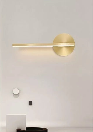 Applique Da Parete Led 13 W Lineare Orientabile Oro Lampada Luce Naturale 50384
