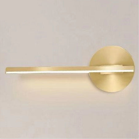 Applique Da Parete Led 13 W Lineare Orientabile Oro Lampada Luce Naturale 50384