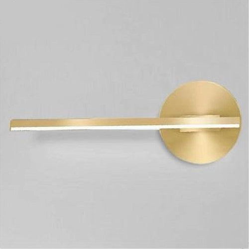 Applique Da Parete Led 13 Watt Lineare Orientabile Oro Lampada Luce Fredda 50391