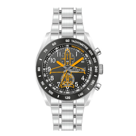 Avion - Orologio Uomo Panther Cronografo Acciaio / Arancio (AV1019EE)