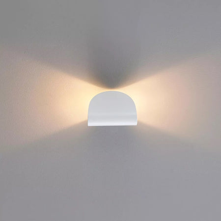 Applique Da Parete Bianco In Metallo Lampada Attacco G9 Design Moderno Ip20 32750