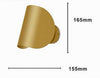 Applique Da Parete Oro In Metallo Lampada Attacco G9 Design Moderno Ip20 32743