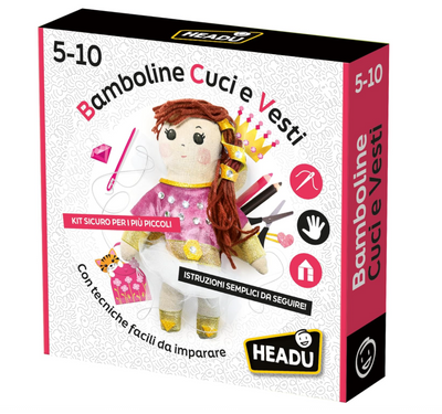 Headu - Bamboline Cuci E Vesti Con Tecniche Facili Da Imparare