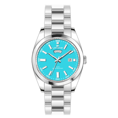 Lorenz Day-Date – Orologio Uomo Acciaio Quadrante Celeste (26208EE)