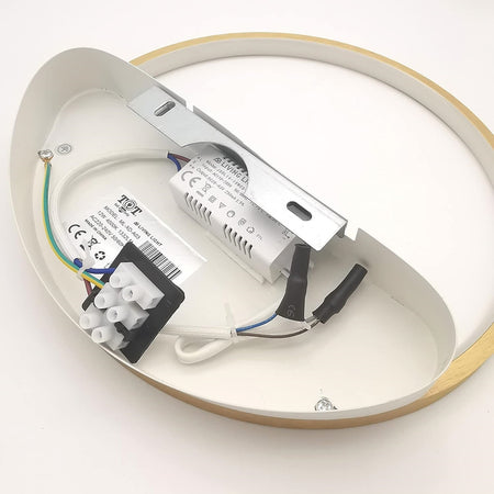 Applique Parete Led 14w Cerchio Oro Lampada Tonda Design Moderno Luce 6500k 71262