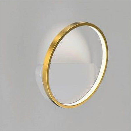 Applique Parete Led 14w Cerchio Oro Lampada Tonda Design Moderno Luce 6500k 71262