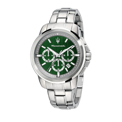 Maserati Successo – Orologio Cronografo Uomo Verde Acciaio (R8873621017)