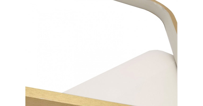 Applique Da Parete Led 12w Quadrato Oro Lampada Moderno Minimal Luce 4000k 71279