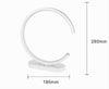 Lampada Da Tavolo Led 12w Design Curva Bianco Touch Scrivania Comodino Ip20 32736