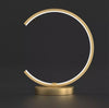 Lampada Da Tavolo Led 12 W Design Curva Oro Touch Scrivania Comodino Ip20 32729