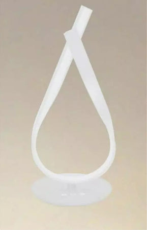 Lume Intrecciato Led Bianco 12 Watt Lampada Da Tavolo Moderno Doppia Luce 32705