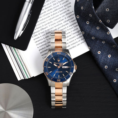 Maserati Competizione – Orologio Uomo Automatico Blu / Rose (R8823100001)