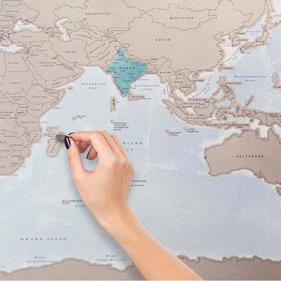 Mappamondo Da Grattare Poster Xxl Mappa Del Mondo Politica 120 X 60cm Cartina Geo