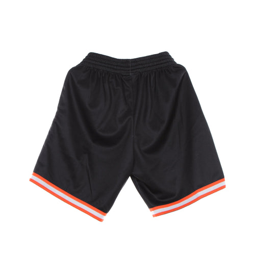 MITCHELL & NESS Pantaloncino Tipo Basket Uomo Nba Big Face Blown Out Fashion Short Hardwood Classics Neykni Black/original Team Colors da uomo