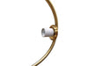 Lampada Da Terra Oro Con Sfera In Vetro Bianco Piantana E27 Design Moderno 33894