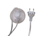 Lampada Da Terra Argento Con Sfera Vetro Bianco Piantana E27 Design Moderno 33900